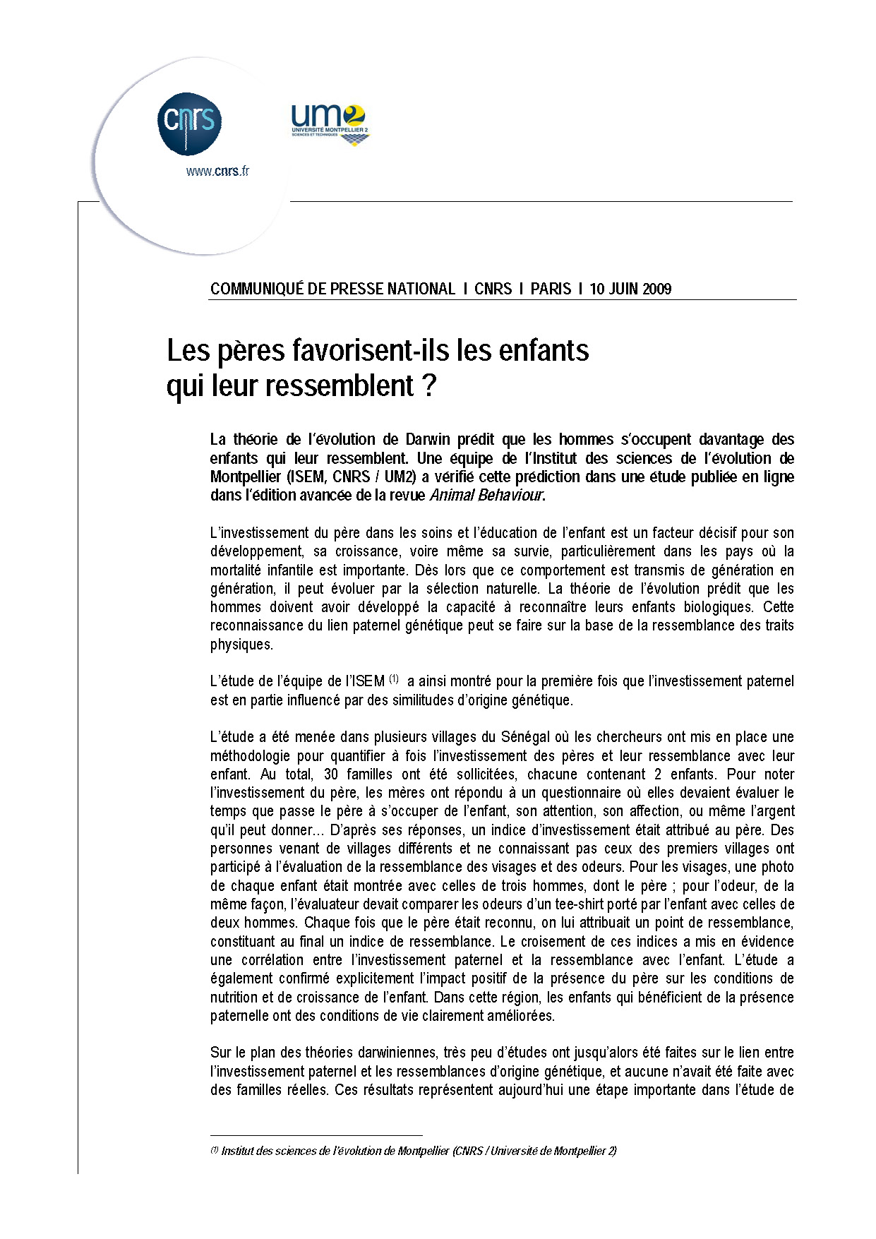 Image de l'article Les pères favorisent-ils les enfants qui leur ressemblent ?