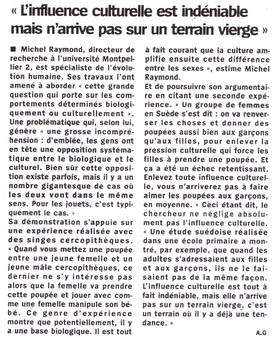 Image de l'article "L'influence culturelle est indéniable mais n'arrive pas sur un terrain vierge"