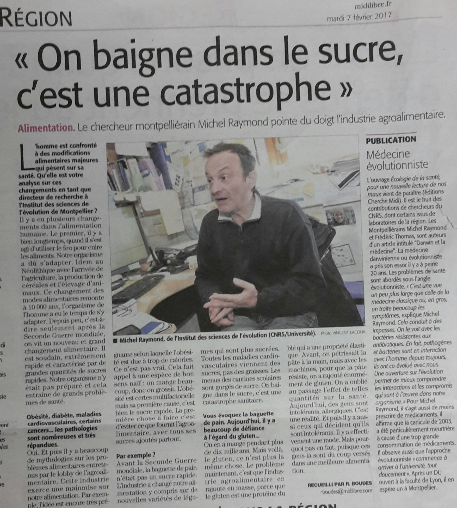 Image de l'article On baigne dans le sucre c'est une castastrophe